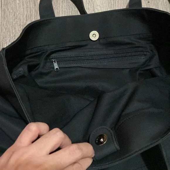 Lafayette 148 new york black tote bag - Picture 5 of 6